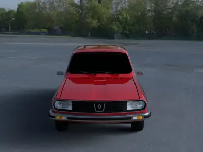 Renault 12 - Dacia 1300 HDRI 3D model