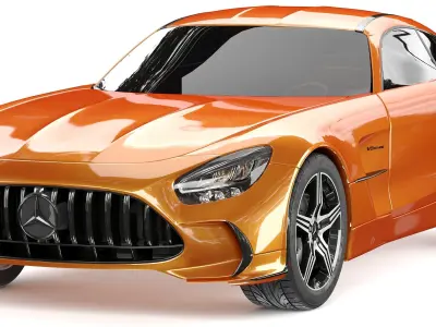 Mercedes AMG GT 3D model