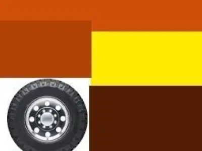 Low poly car different colored vehicles Low-poly 3D model