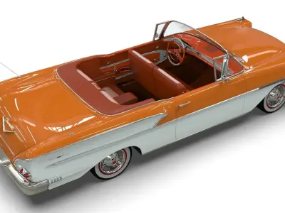 Chevrolet Belair Convertible 1958  3D model