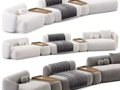  Rene SECTIONAL SOFA 3D model