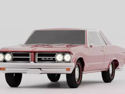 Pontiac 1964 3D model