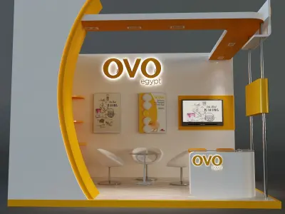 Booth Exhibition Stand a654d 3D model