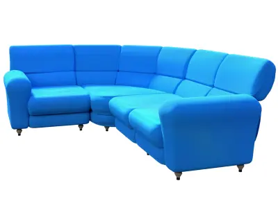 Two sided Sofa 3D model