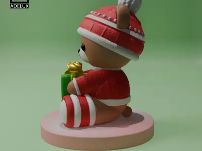 Christmas Teddy Bear 3D print model