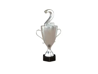 Trophy v5 002 Low-poly 3D model