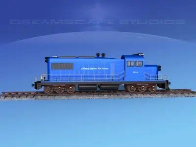 Diesel Locomotive V07 3D model