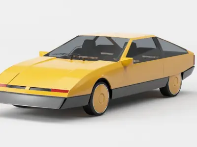  Opel GT2 Style consept car 3D model