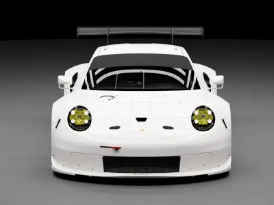 Porsche 911 RSR 3D model