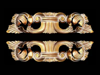 Classic carved 005 3D model