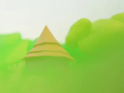 African Landscape low-poly 1 by George Keita Free low-poly 3D model