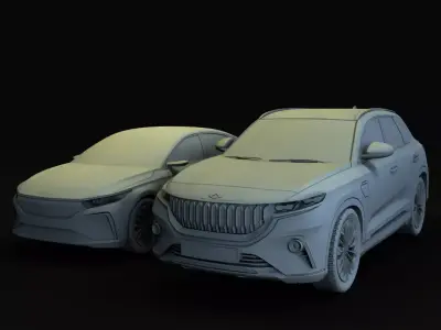 TOGG T10X VE SEDAN HAREKETLI TEKERLEKLI 3D print model