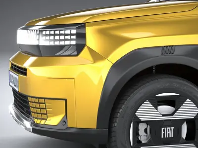 Fiat Grande Panda 2025 3D model