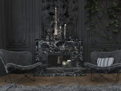 Paris Luxury Apartment 3D model