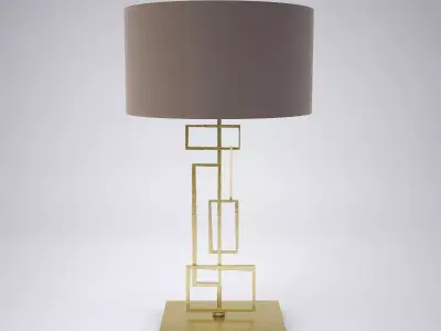 Modern luxurious table lamp - Porta Romana Salperton 3D model