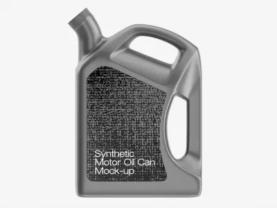 Motor Oil Bottle Mockup 3D model