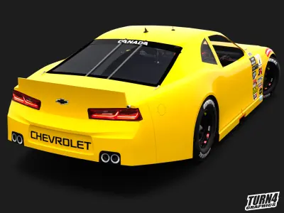 NASCAR Canada Series Chevrolet Camaro ZL1 Low-poly 3D model