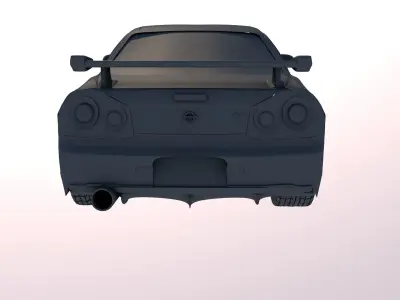 r34 skyline 3D model