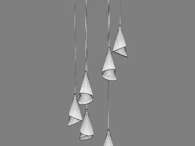 757060 Cone Lightstar Pendant Lamp 3D model