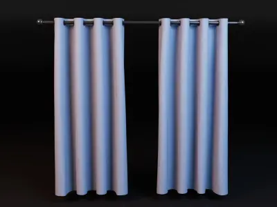 Curtain Set 3D model