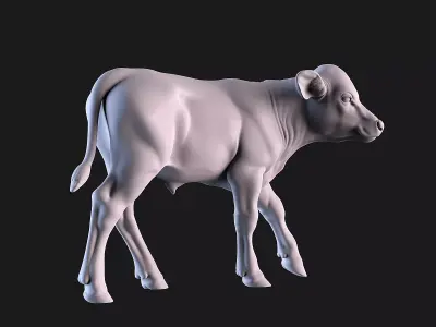 Calf Sculpture 3D print model