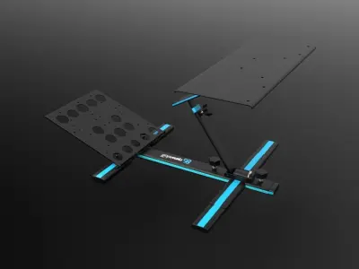 Newskill Byakko V2 Soporte de Volante Profesiona Low-poly 3D model