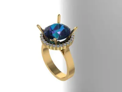 Women ring for daily use Free 3D print model