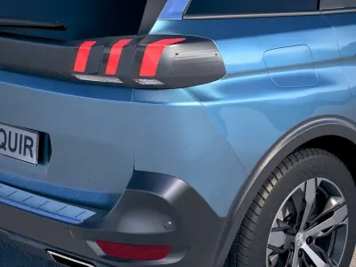 Peugeot 5008 2017 3D model