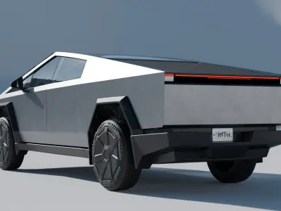 High Quality Cybertruck 3D Model 3D model