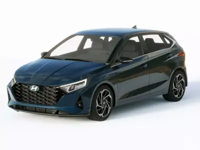 Hyundai i20 2021 3D model