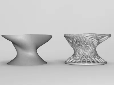 Vase Voronoi 51 3D print model