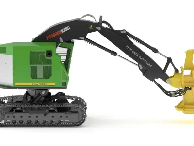 JohnDeere 859M Tracked Feller Buncher 3D model