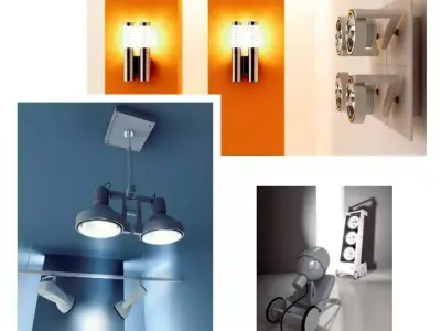 lighting elements 3D model
