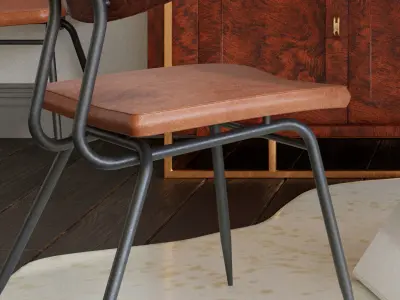 Living room 3D model 25