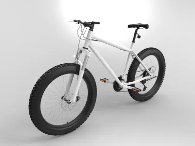 Mountain Bike Low-poly 3D model