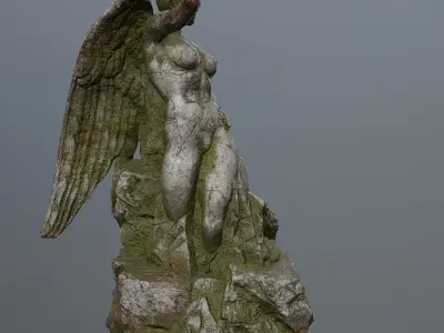woman statue 2 Low-poly 3D model buy