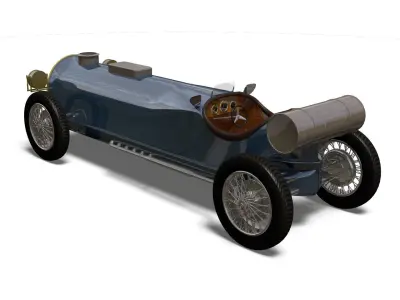 vintage car 3D model