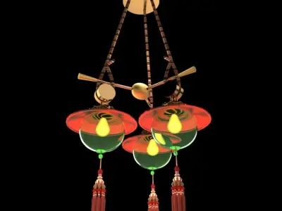 Chinese lantern 3D model