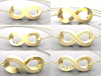 C5 The luxury female bracelet 3D Model Pack