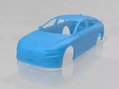 Audi A6 Sportback e-tron 2025 - Body Car STL Model 3D print model