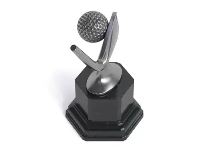 Golf Trophy 3D model