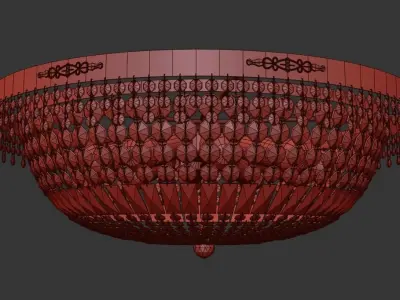 Chandelier  Pera E 1 2 80 601 G 3D model