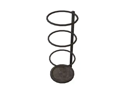 Modern Design Umbrella Stand v1 005 Low-poly 3D model
