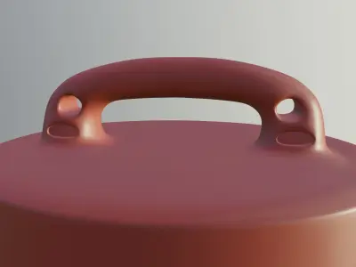 Road Barrel 3D model