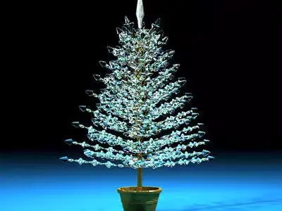 Christmas crystal tree 3D model