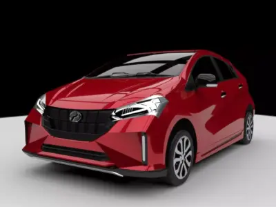 Perodua Myvi 2021 3D model