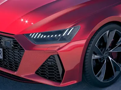Audi RS7 Sportback 2020 3D model