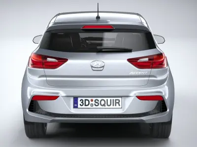 Hyundai Accent 2022 HC4DR 3D model