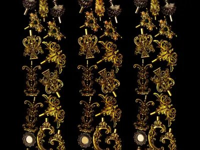 Decorative Ornamental 68 3D model