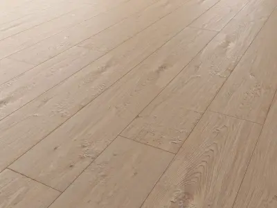 Wood Floor Oak Colonial Style Vintage 3D model